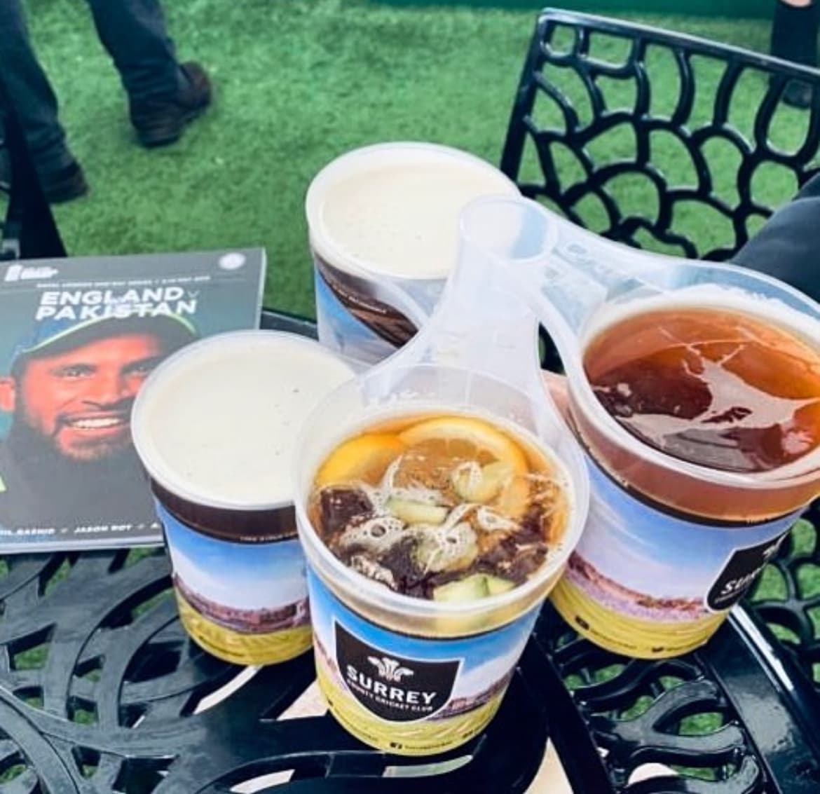Eco cups close-up