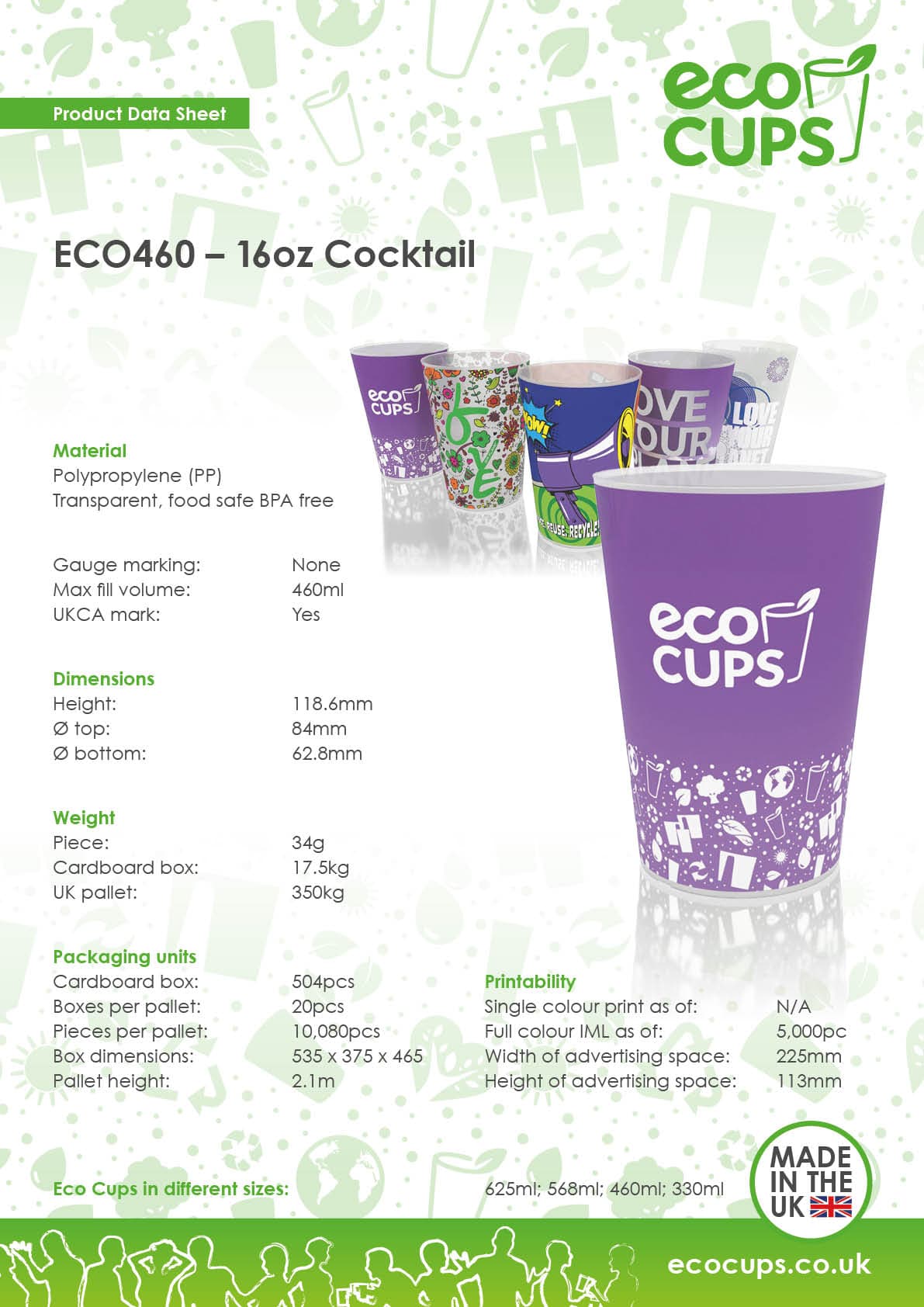 16oz Cocktail Cup